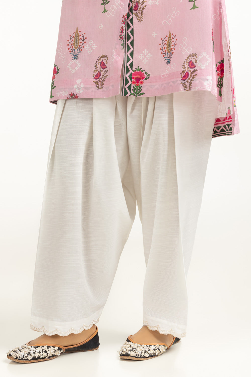 Khaddar Embroidered Shalwar