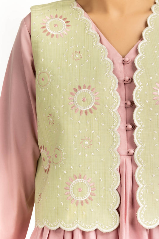 Khaddar Embroidered Waistcoat IPS-55212