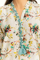 Khaddar Jacquard Slub Printed Co-Ord Set  IUSTTS-1157