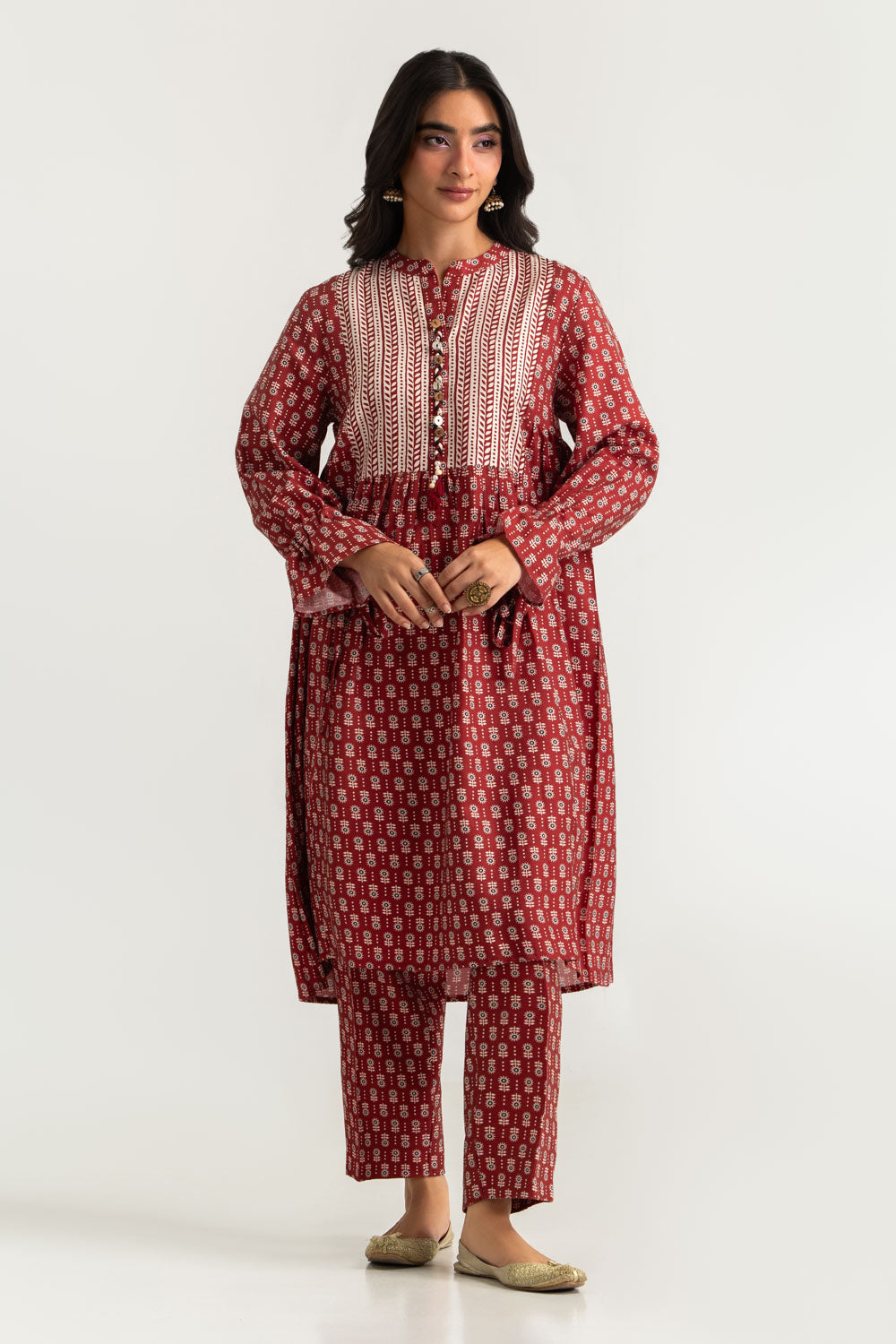 Khaddar Printed Co-Ord Set