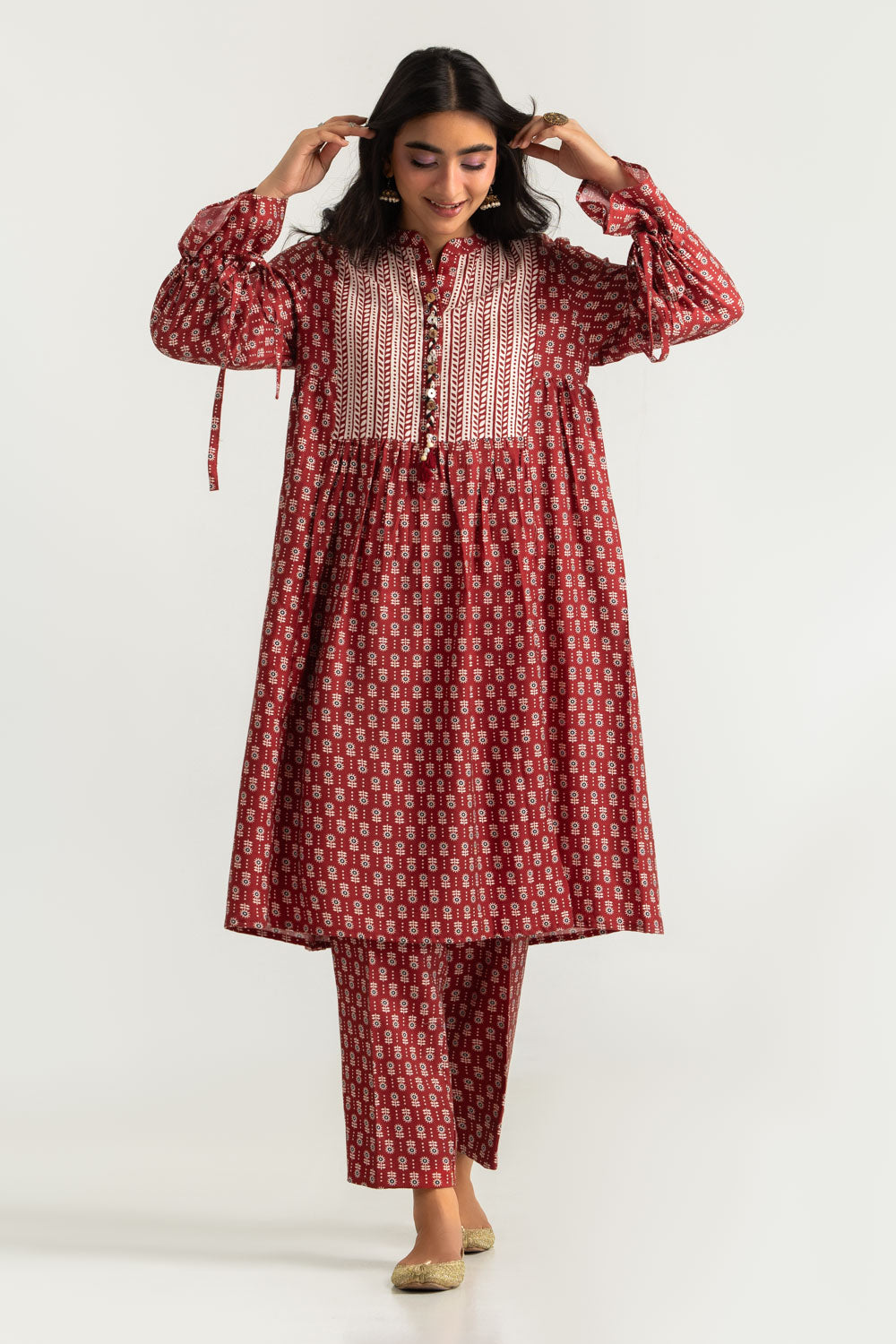 Khaddar Printed Co-Ord Set