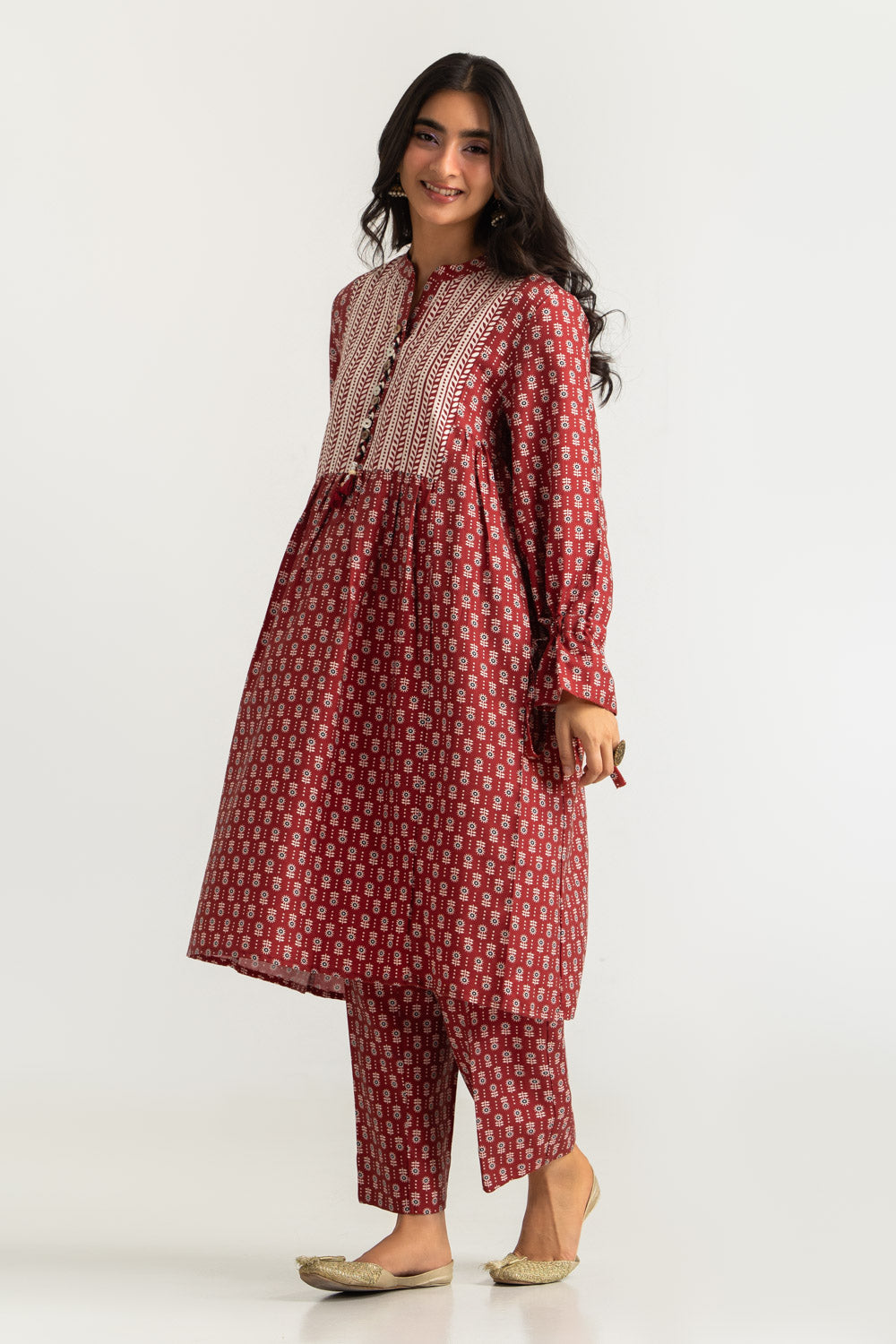 Khaddar Printed Co-Ord Set
