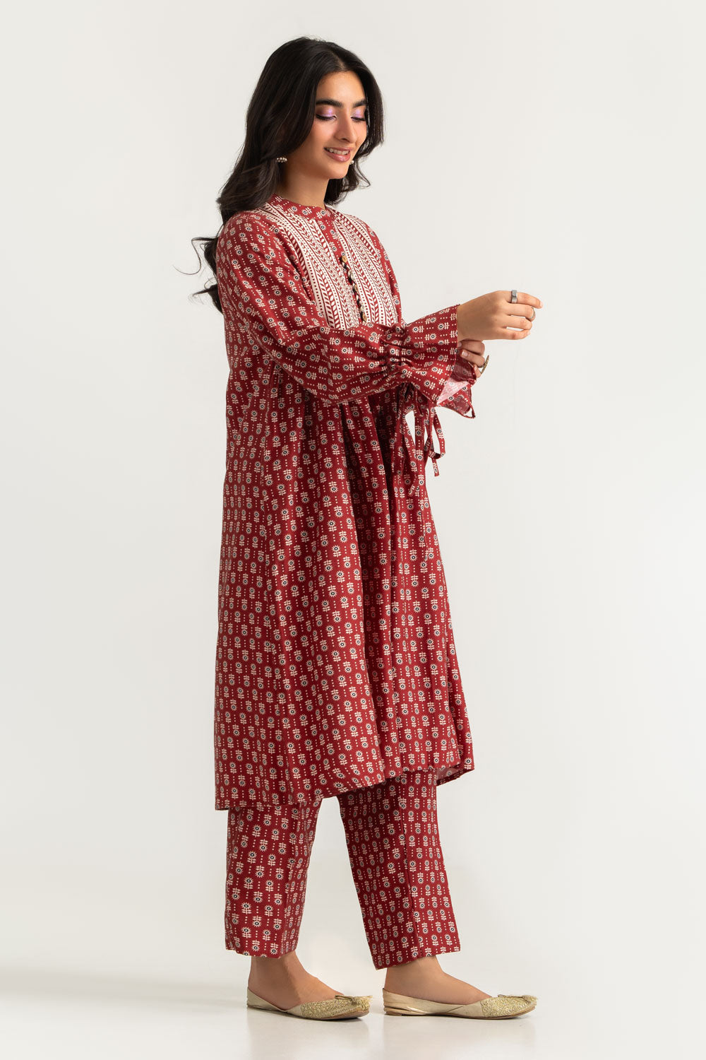Khaddar Printed Co-Ord Set