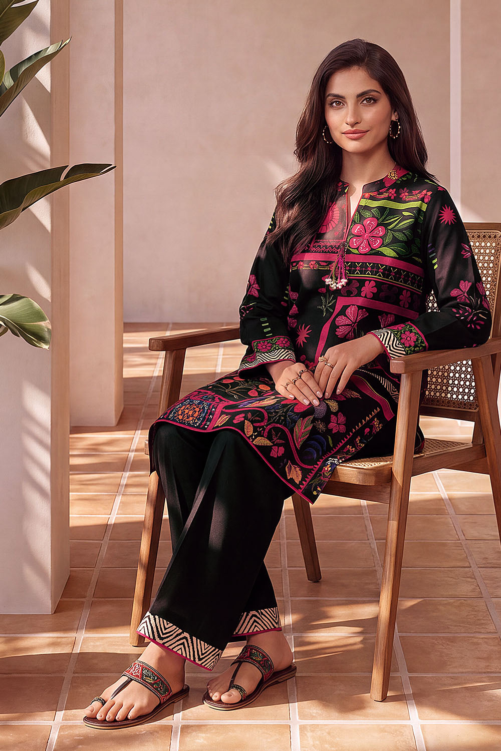 Khaddar Printed Co-Ord Set