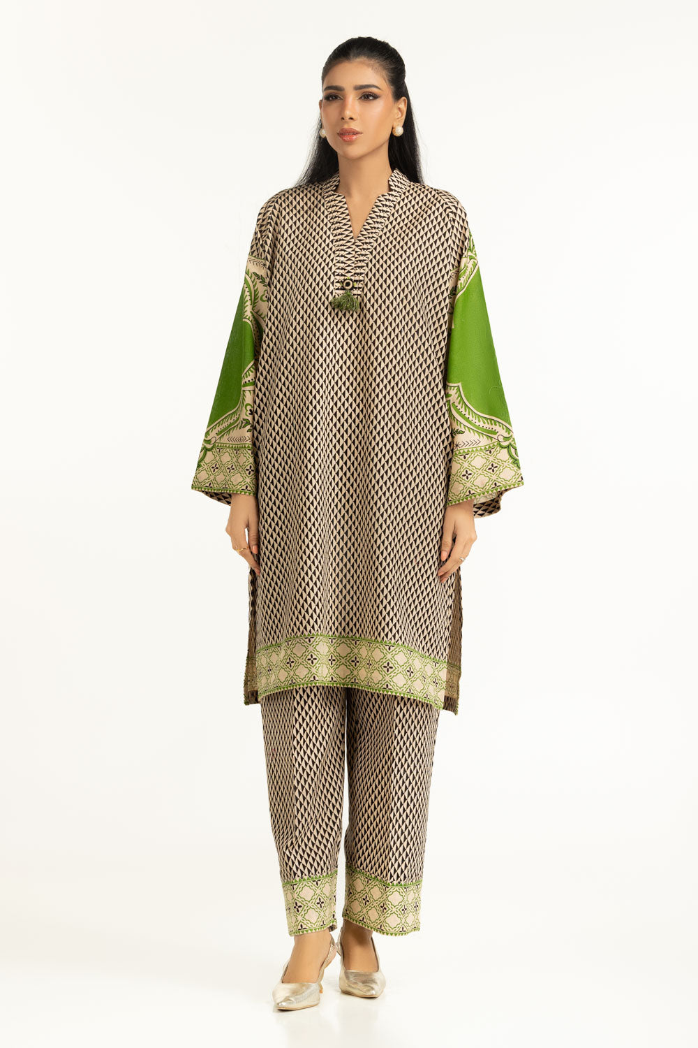 Khaddar Printed Co-Ord Set IUSTTS-1379