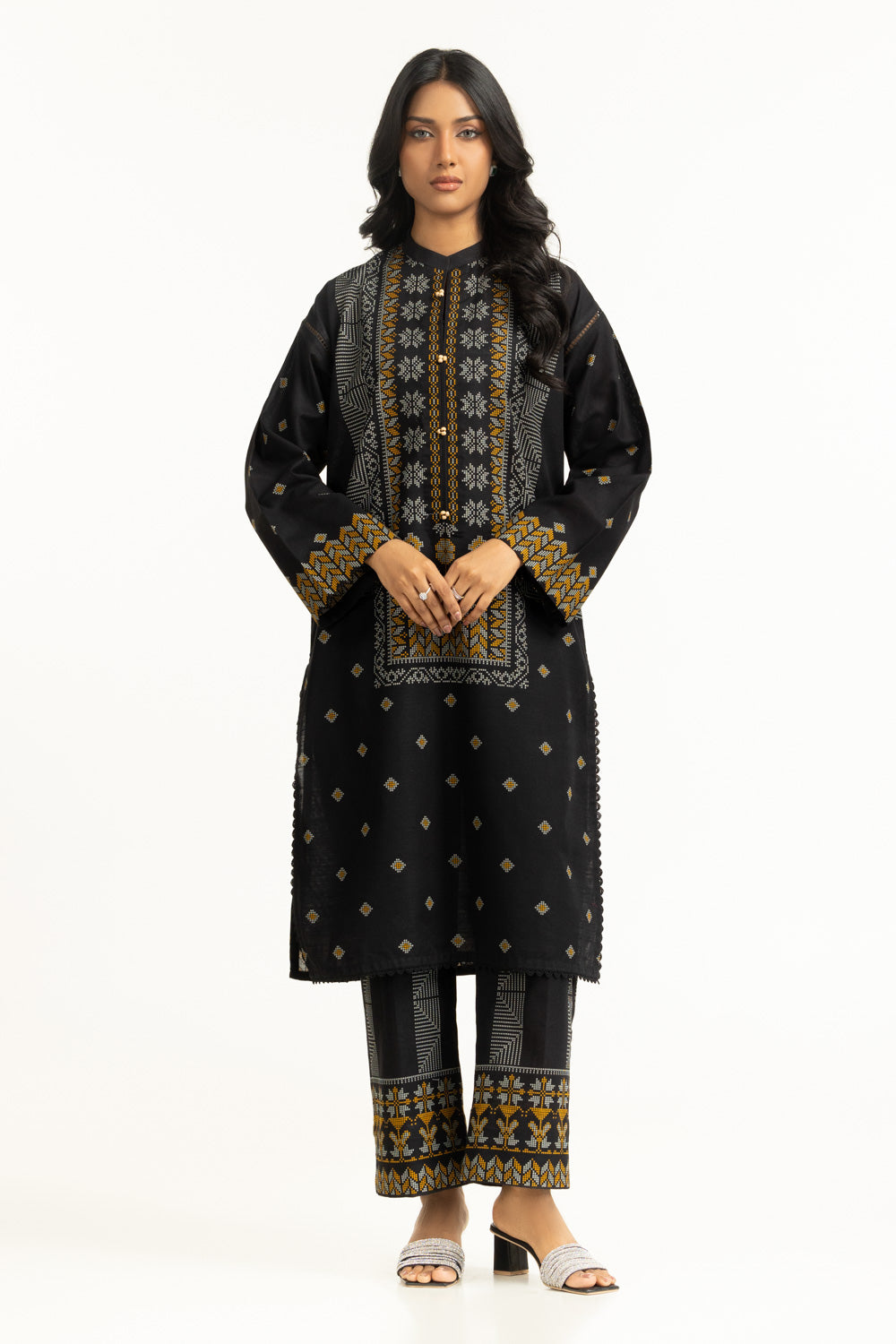 Khaddar Printed Co-Ord Set IUSTTS-1398