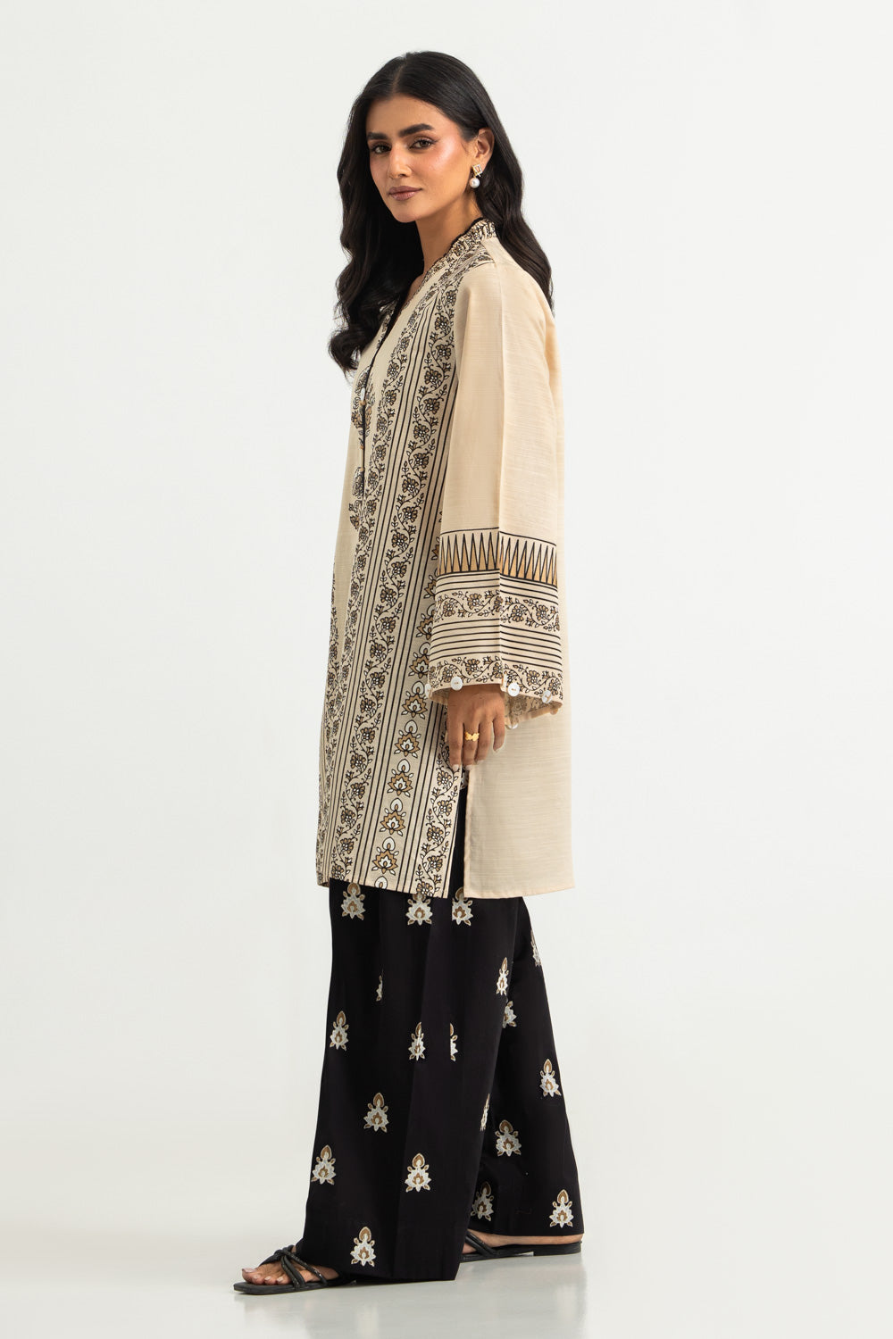 Khaddar Slub Printed Co-Ord Set