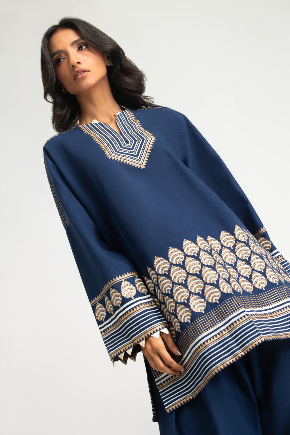 Khaddar Slub Printed Co-Ord Set