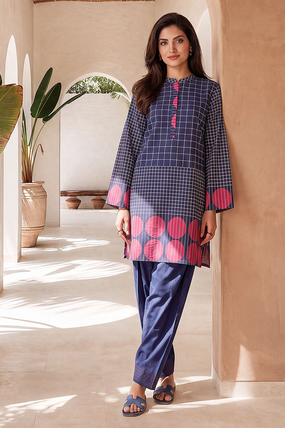 Khaddar Slub Printed Co-Ord Set