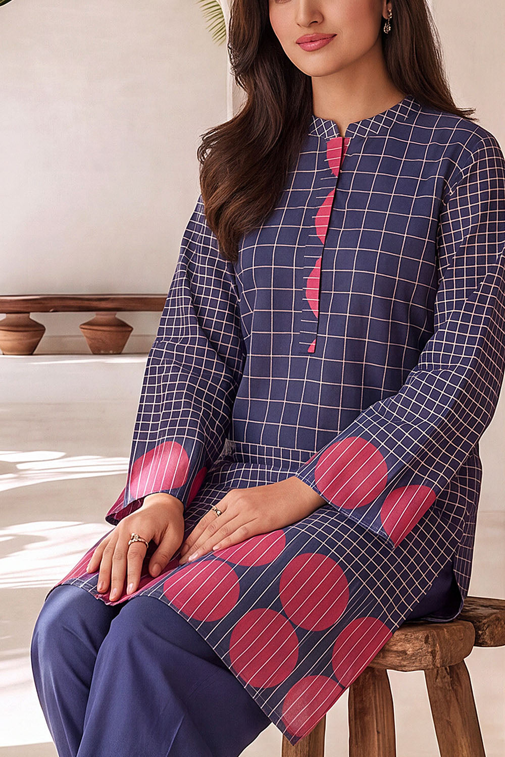 Khaddar Slub Printed Co-Ord Set