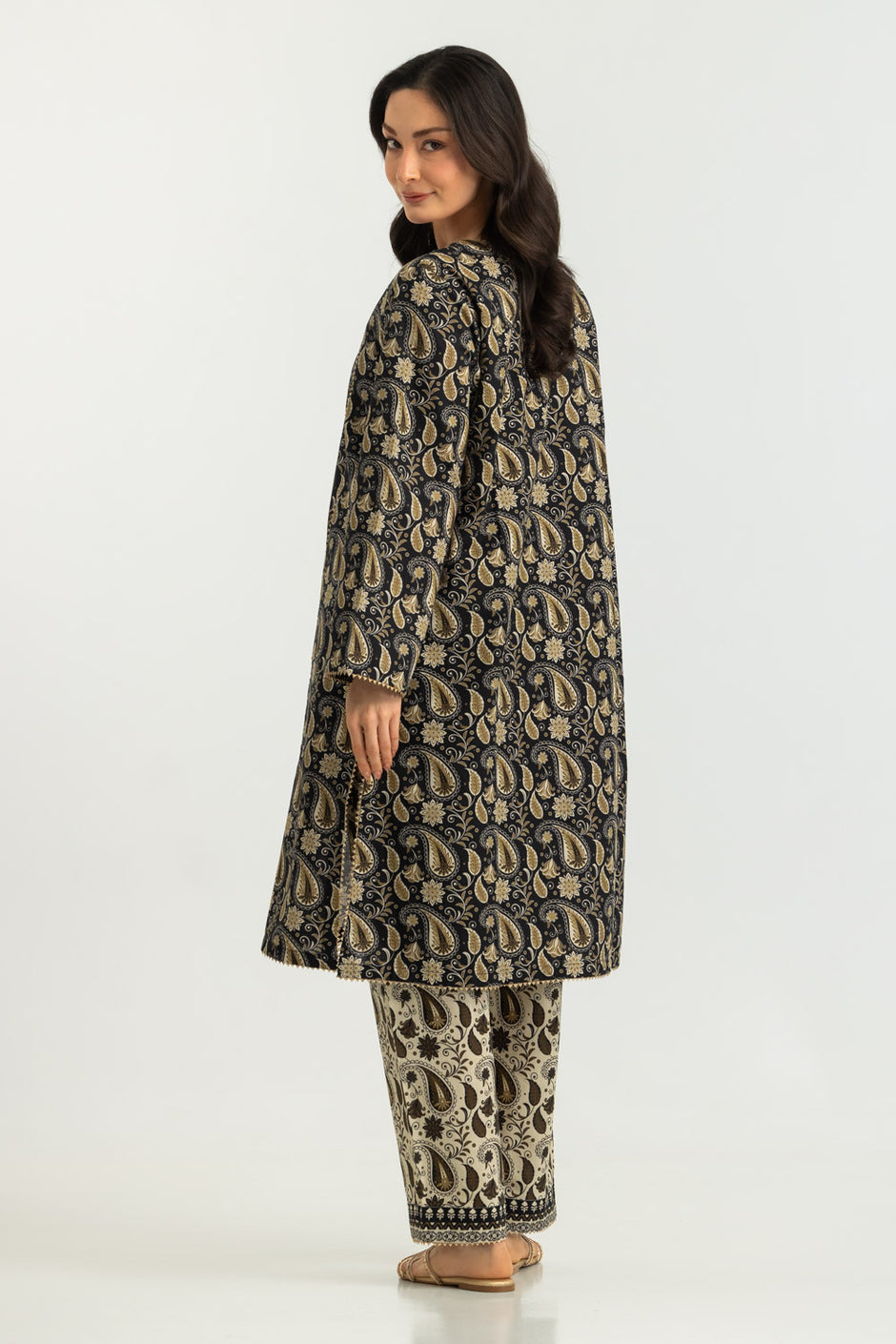 Khaddar Slub Printed Co-Ord Set