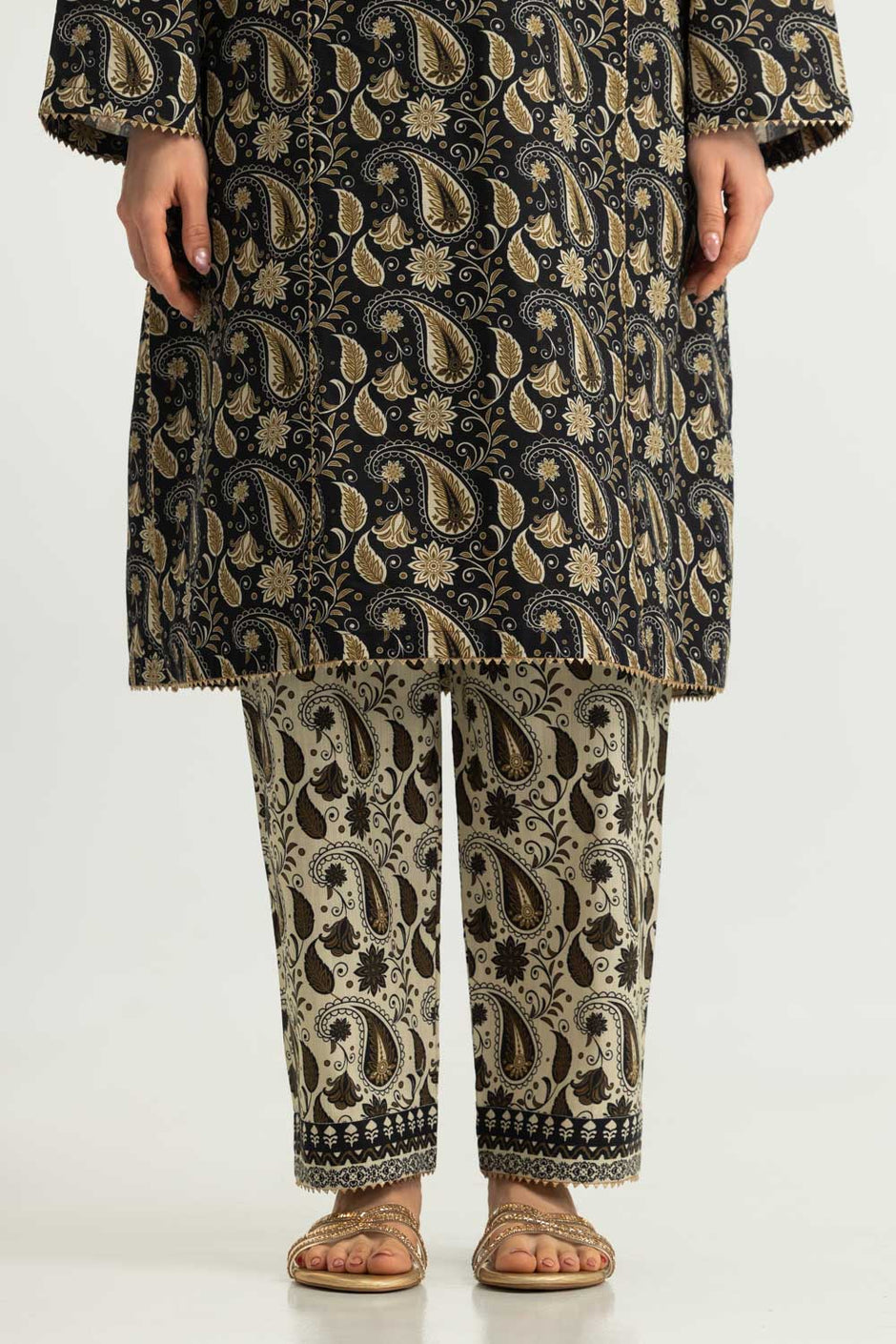 Khaddar Slub Printed Co-Ord Set