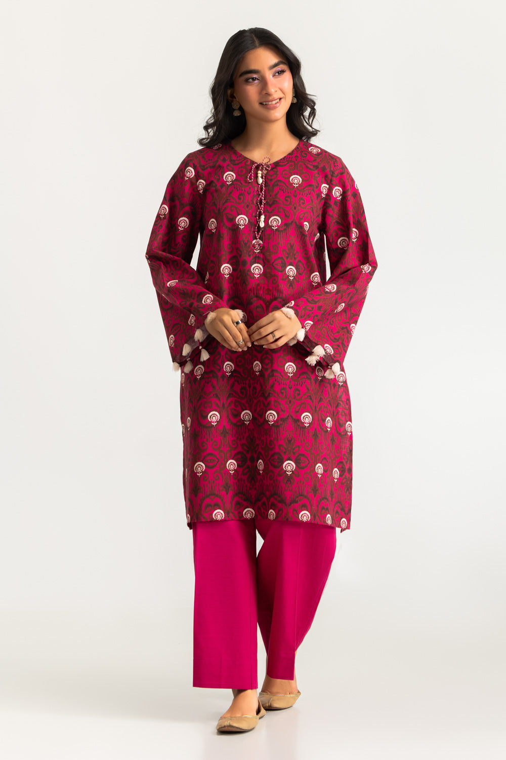 Khaddar Slub Printed Co-Ord Set