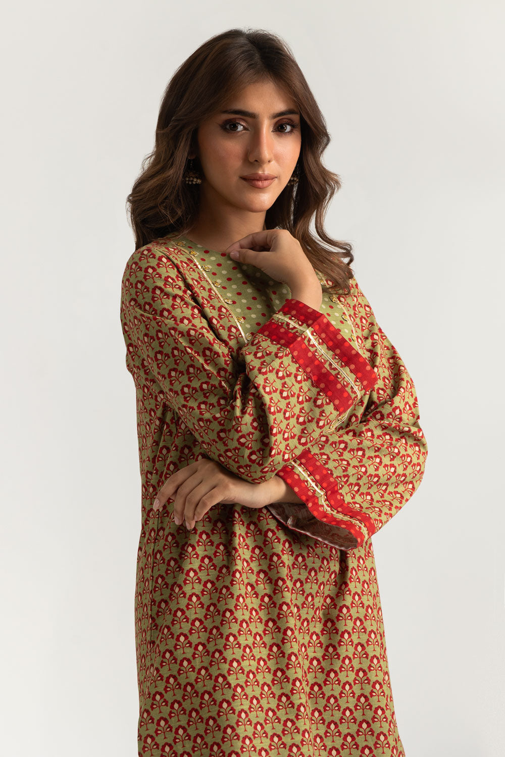 Khaddar Slub Printed Co-Ord Set