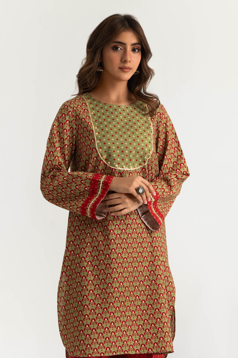 Khaddar Slub Printed Co-Ord Set