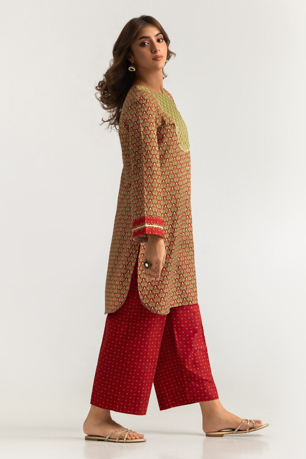 Khaddar Slub Printed Co-Ord Set