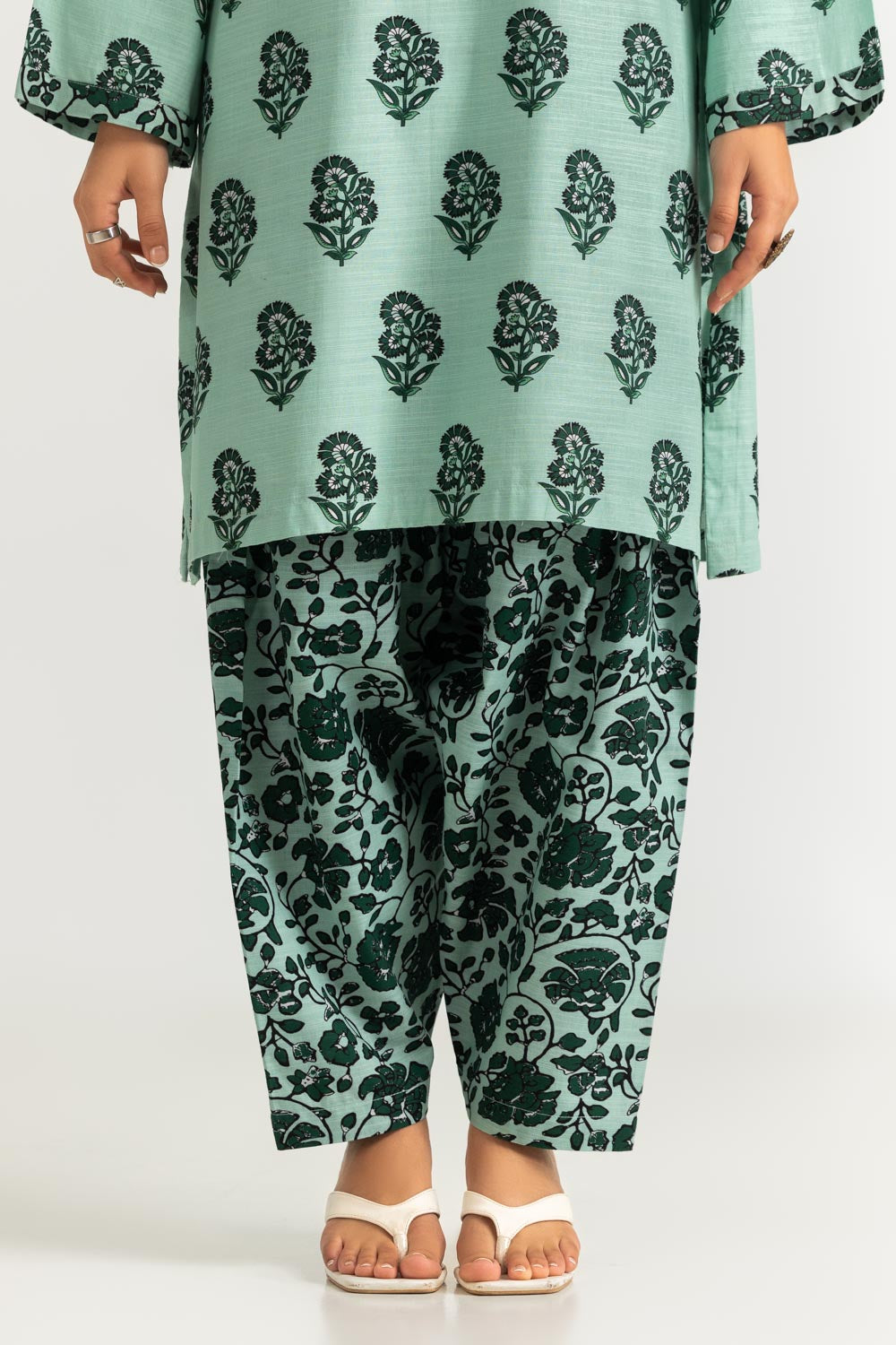 Khaddar Slub Printed Co-Ord Set