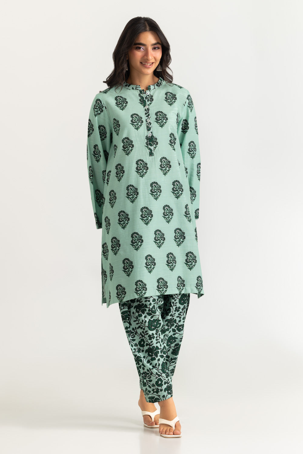 Khaddar Slub Printed Co-Ord Set