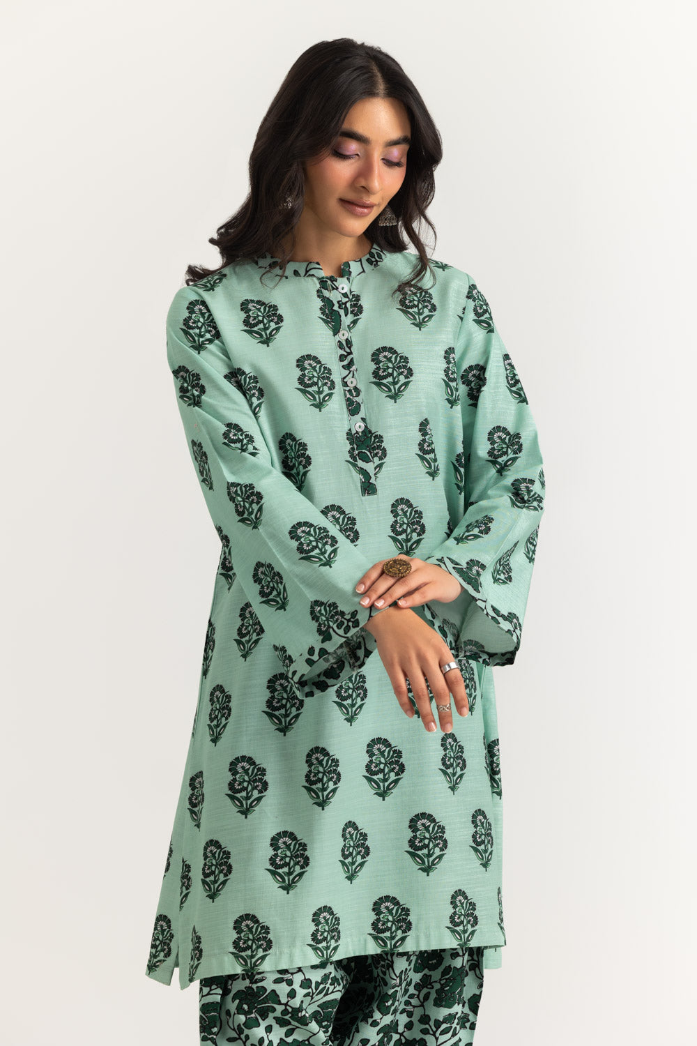 Khaddar Slub Printed Co-Ord Set