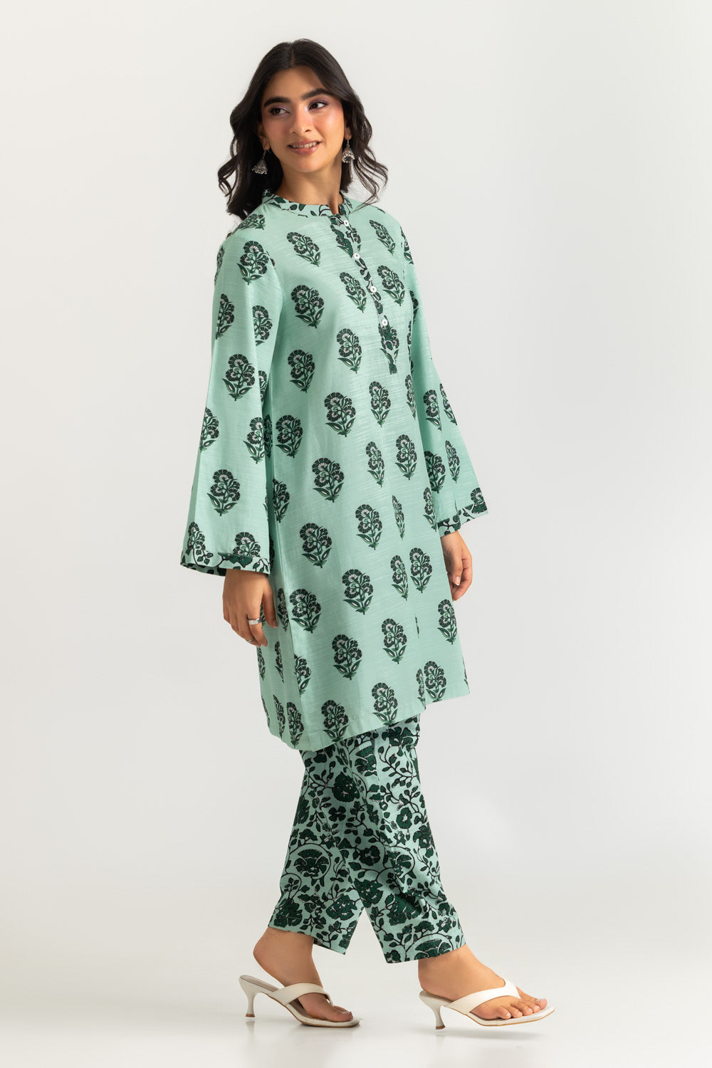 Khaddar Slub Printed Co-Ord Set