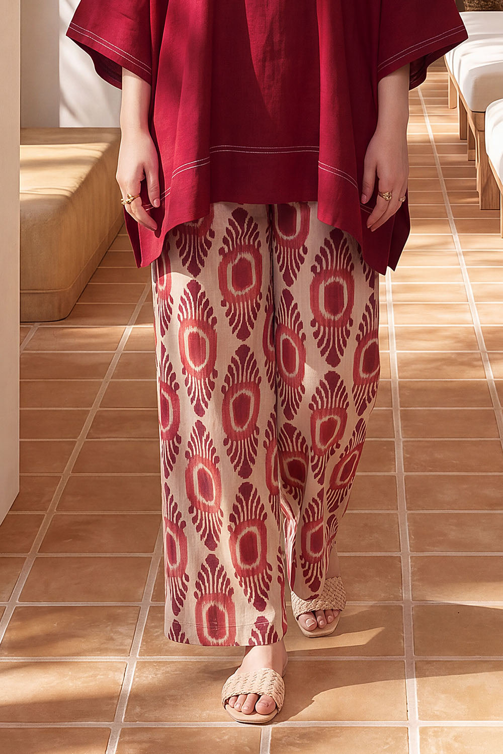 Khaddar Slub Printed Co-Ord Set
