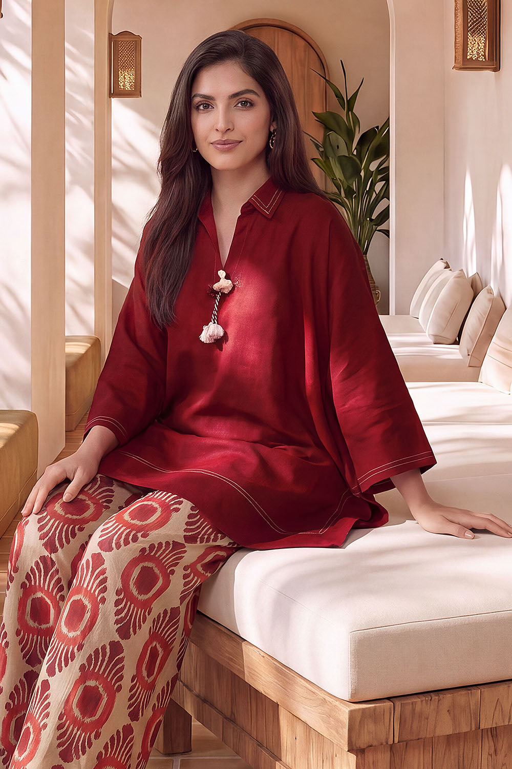 Khaddar Slub Printed Co-Ord Set
