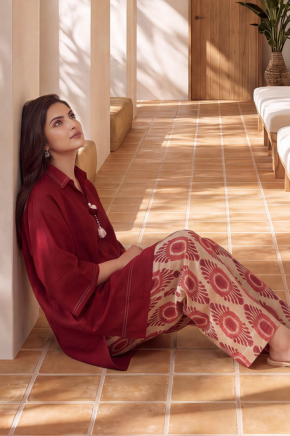 Khaddar Slub Printed Co-Ord Set