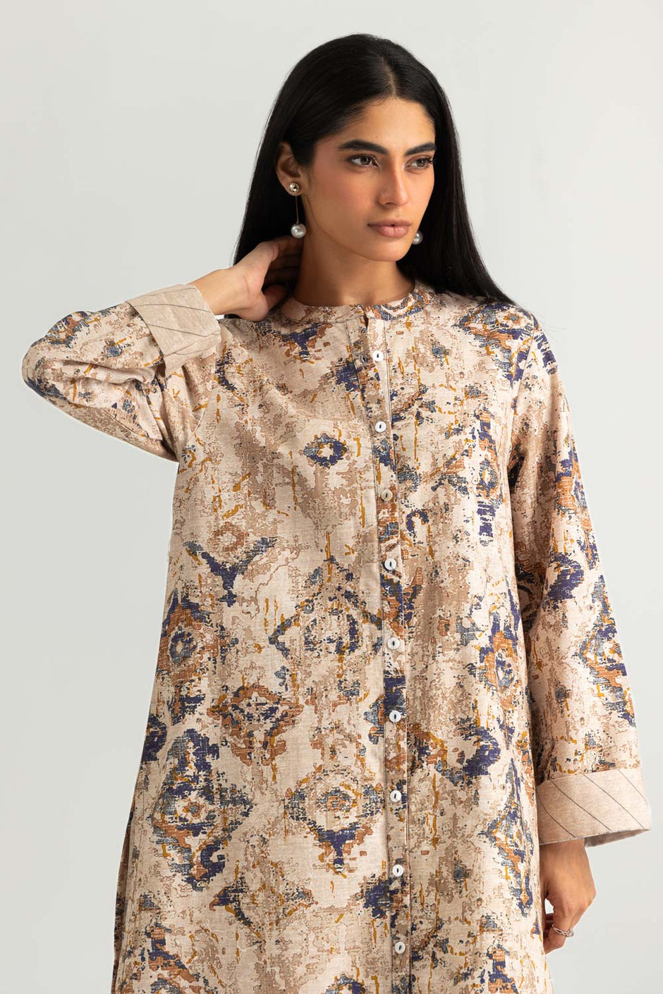 Khaddar Slub Printed Co-Ord Set