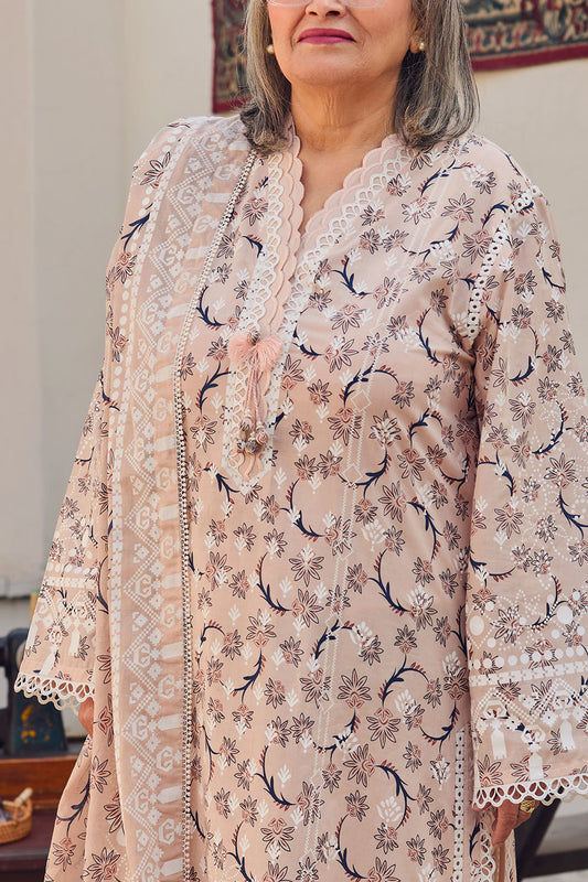 3 Piece Lacquer Printed Lawn Suit with Dupatta CL-62108 B