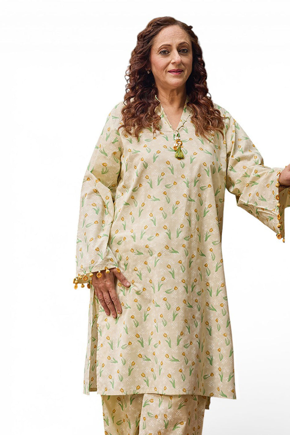1 Piece Printed Lawn Shirt