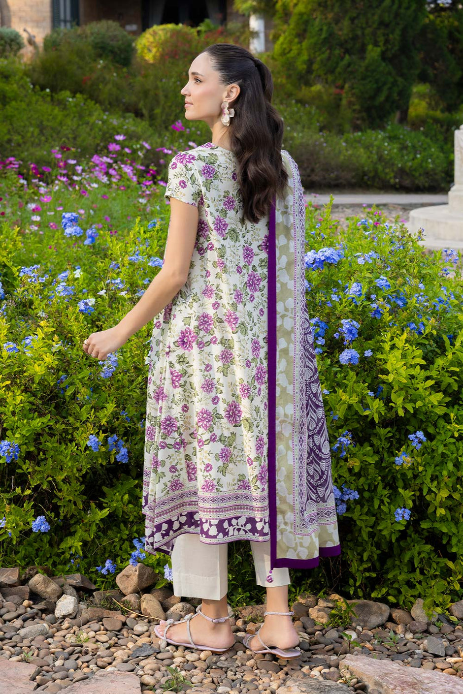 3 PIece Printed Lawn Suit