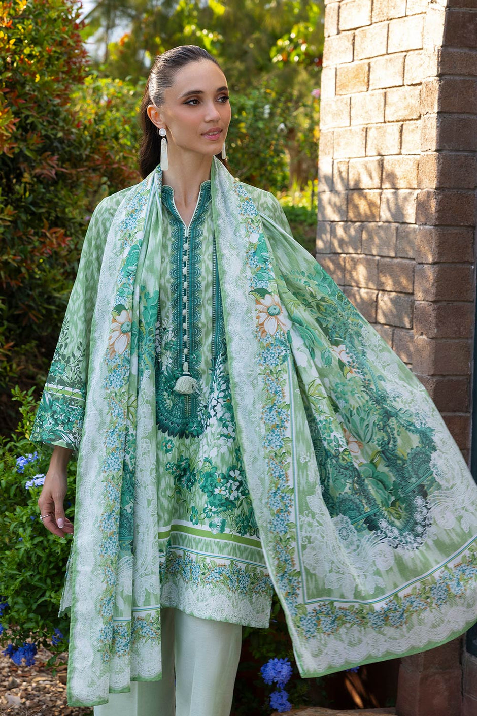 3 PIece Printed Lawn Suit
