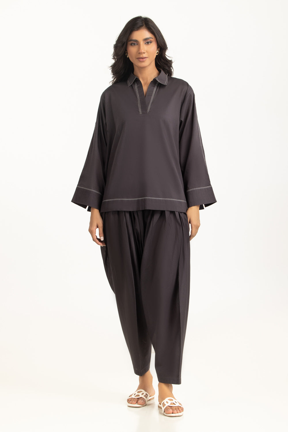 Lawn Dyed Co-Ord Set IUSTTS-1312