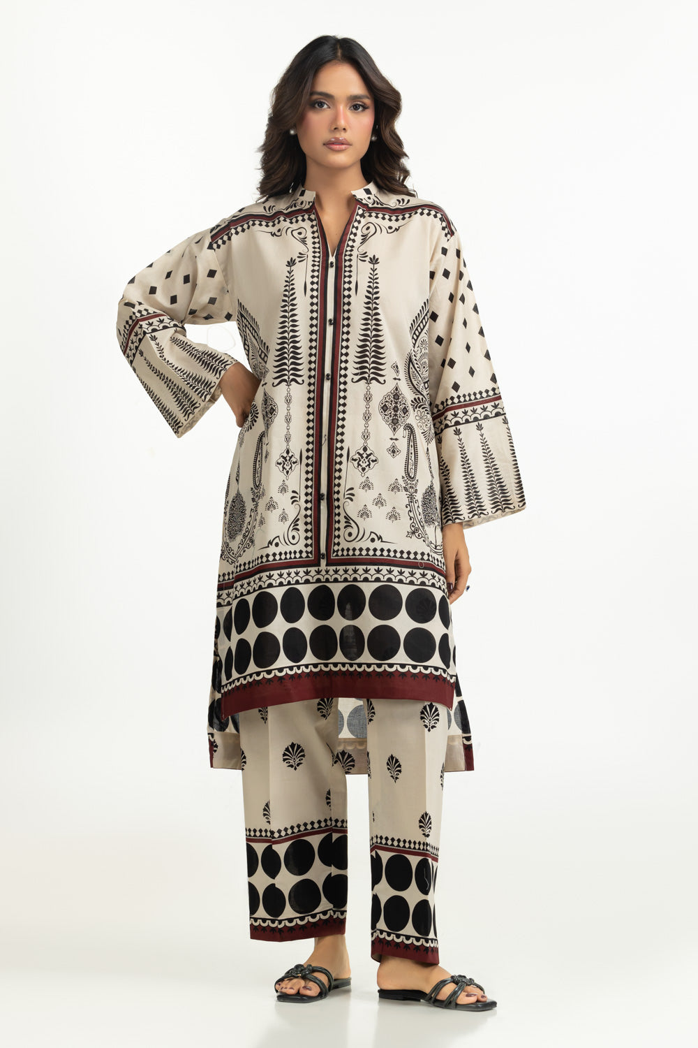 Lawn Printed Co-Ord Set IUSTTS-2046