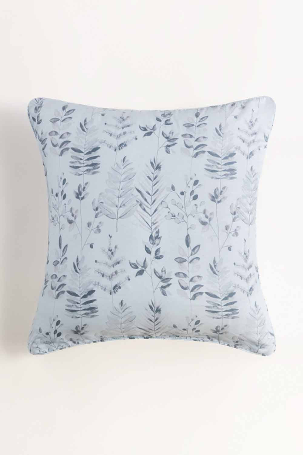 Leaf Imprint T-200 Euro Sham Cushion Cover