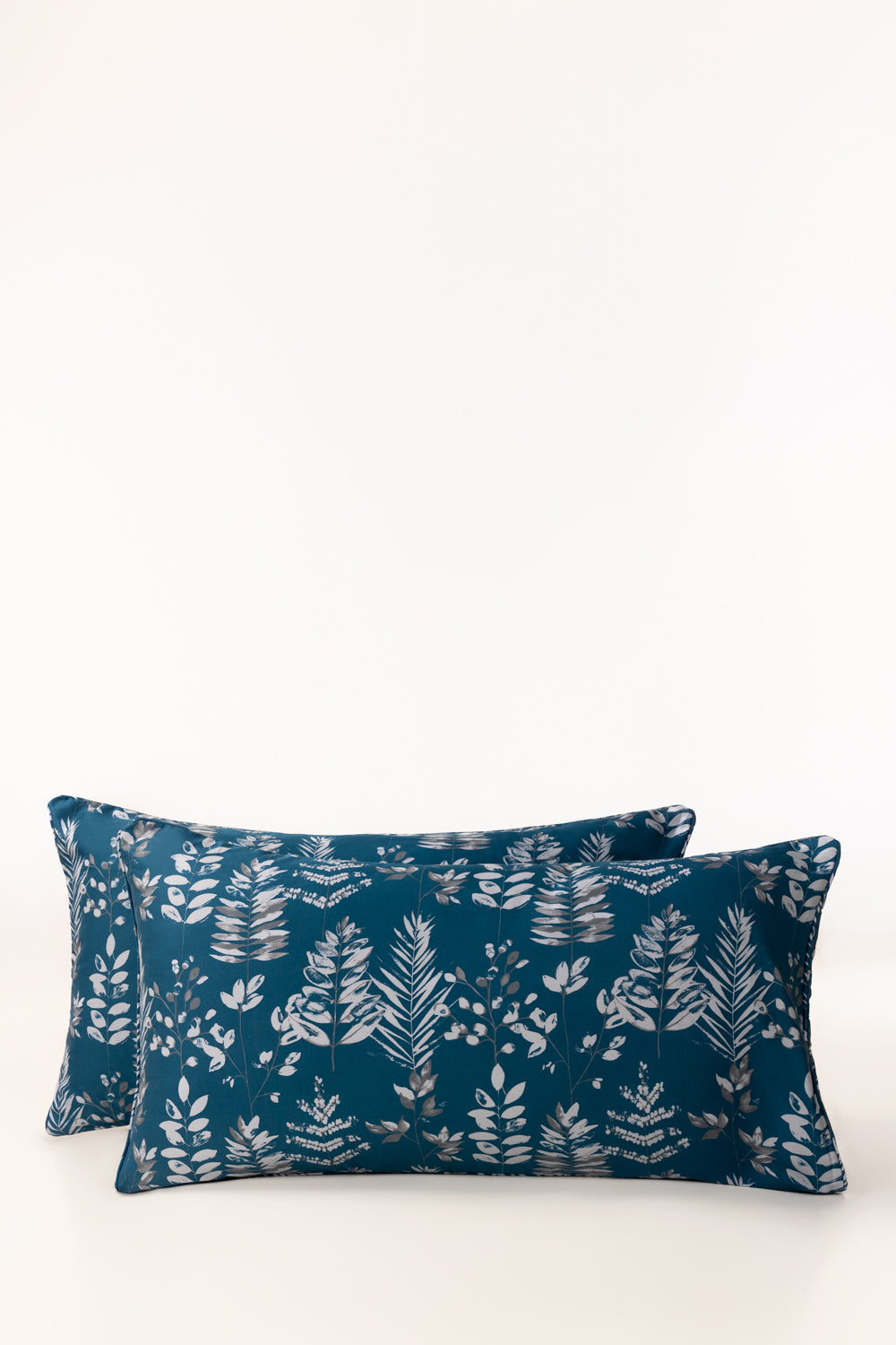 Leaf Imprint T-200 Pillow Cover Set