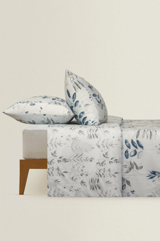 Leaf Imprint T-200 Quilt Cover Set