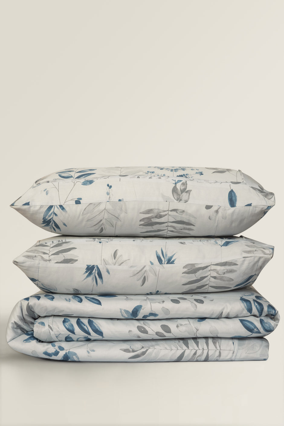 Leaf Imprint T-200 Quilt Cover Set