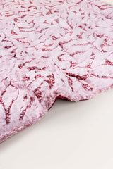 AW25-Leaf Red Plush Fleece Comforter