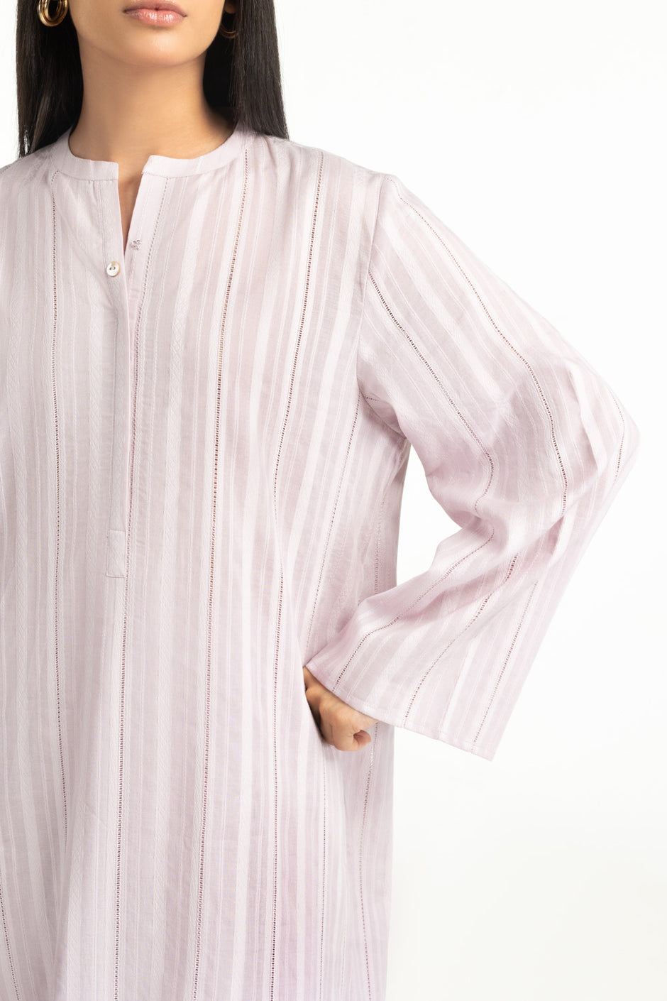 Leno Dyed Shirt And Cambric Trouser IPST-77625