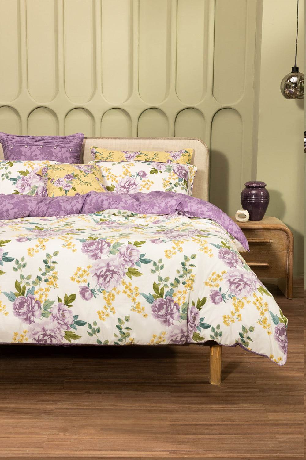 Lilac Fog T-150 Quilt Cover Set