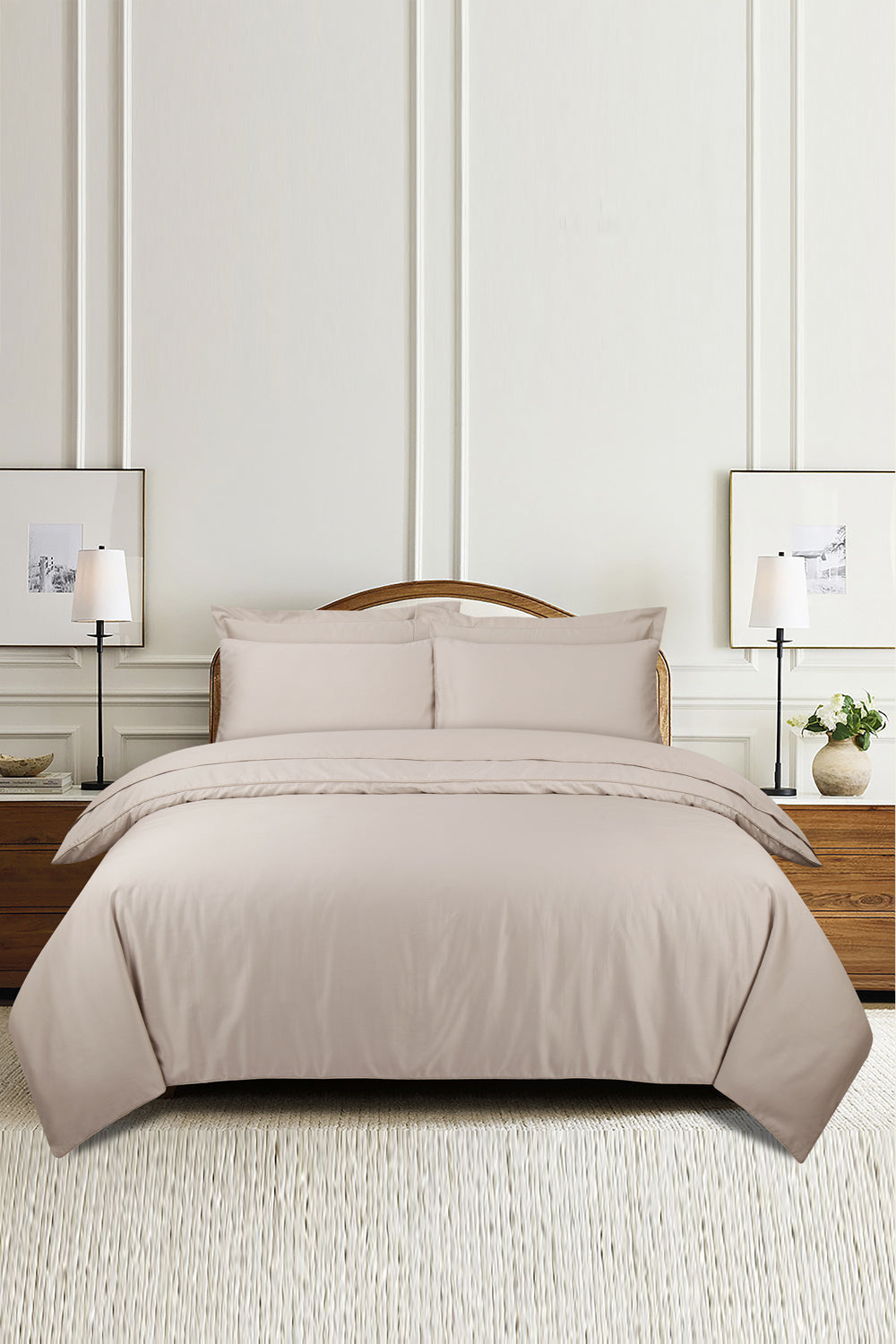 Lilac Ash T-600 Bed Quilt Cover Set
