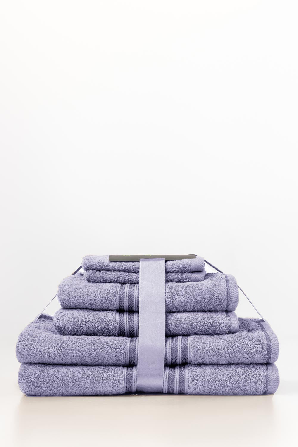 Lilac Ice 6Pcs Combed  Towel Set