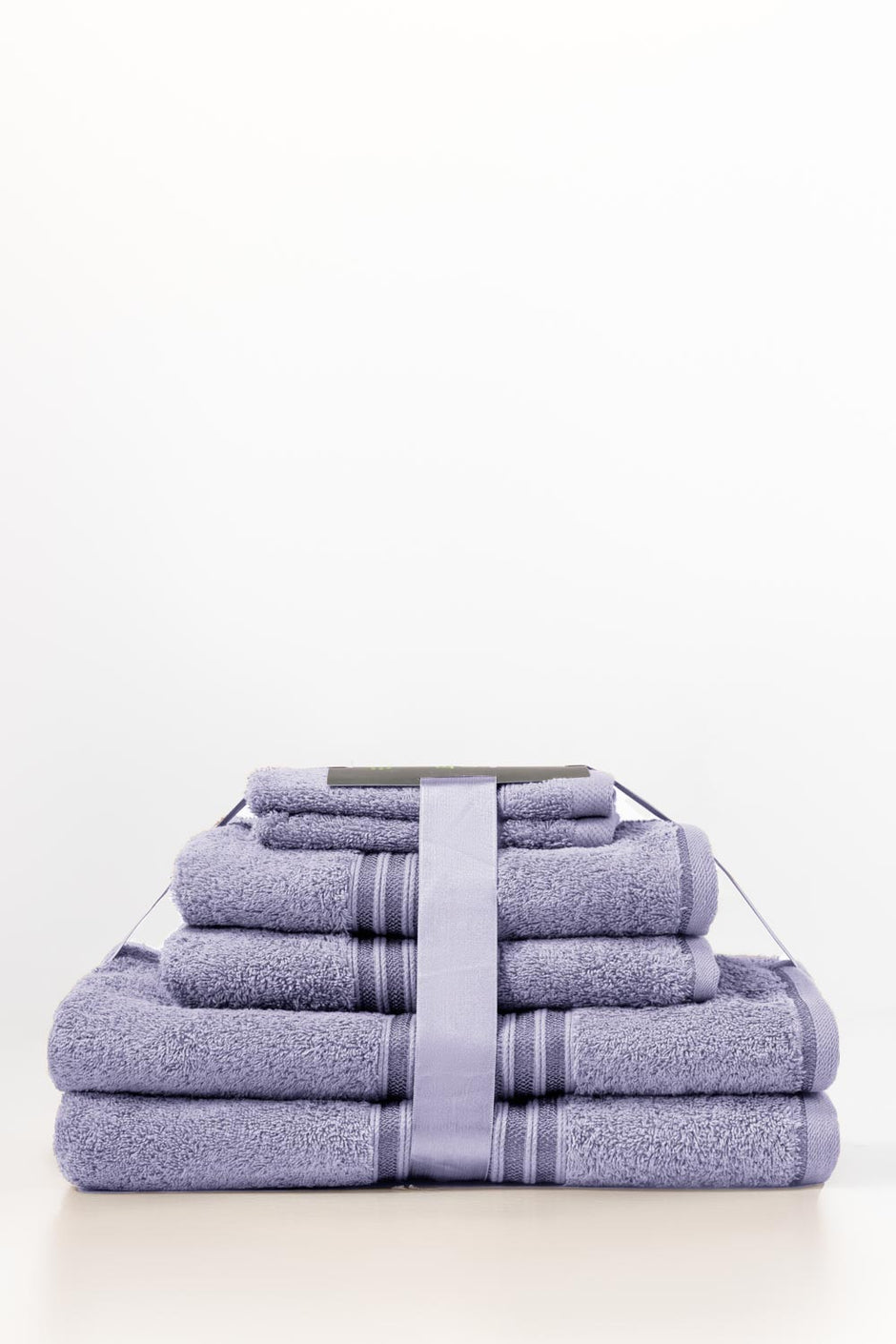 Lilac Ice 6Pcs Combed  Towel Set