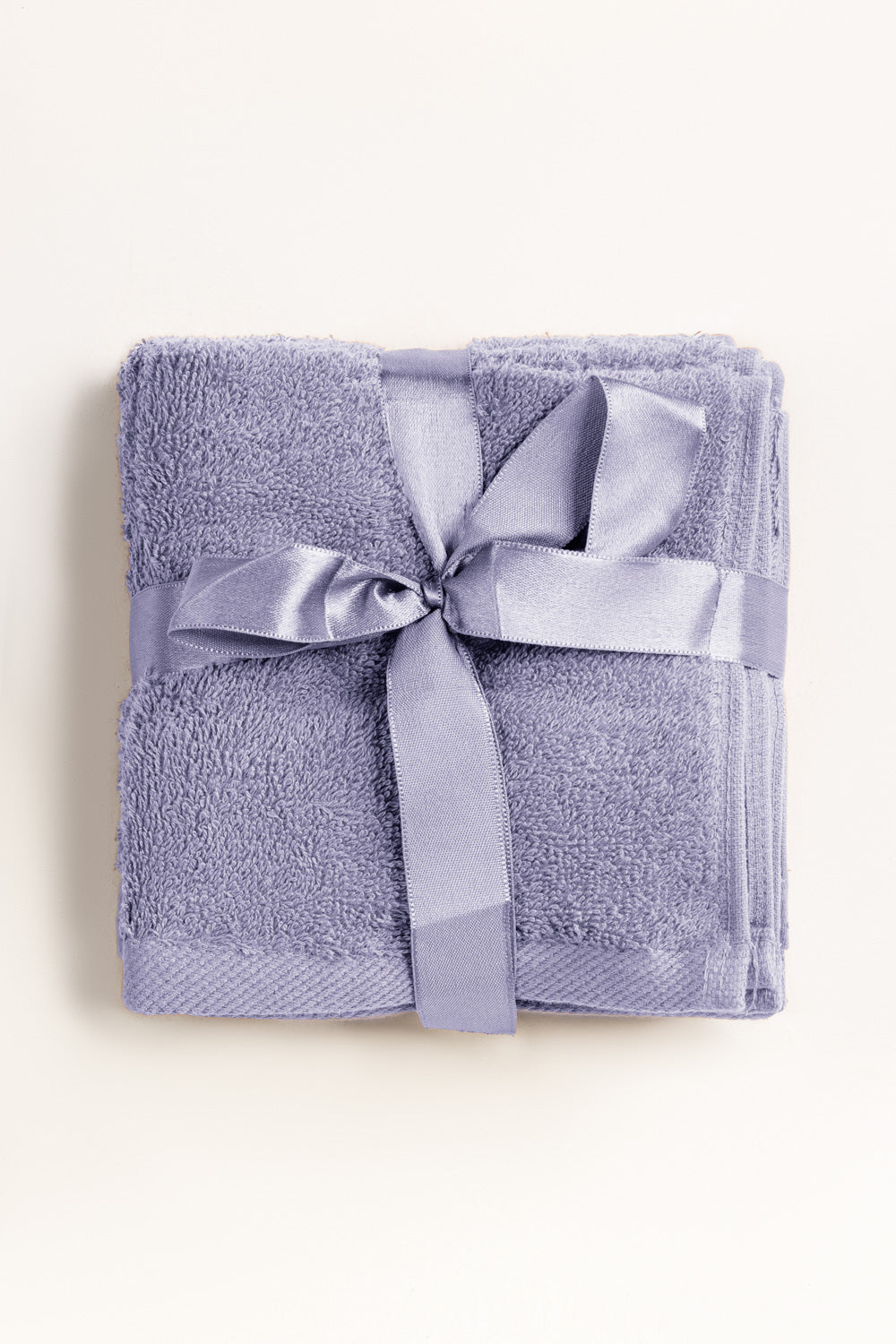 Lilac Ice 4 Pcs Combed Face Towel Set