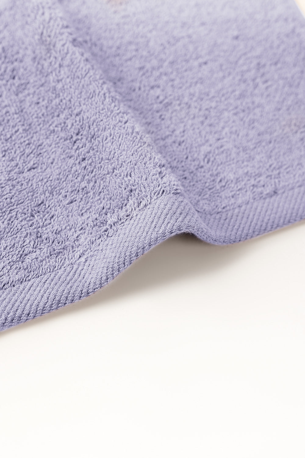 Lilac Ice 4 Pcs Combed Face Towel Set