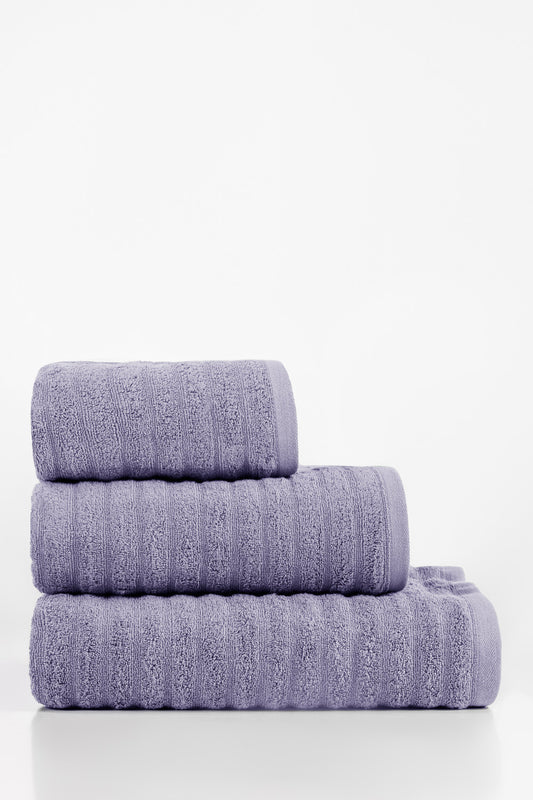Lilac Ice Combed Plain Towel