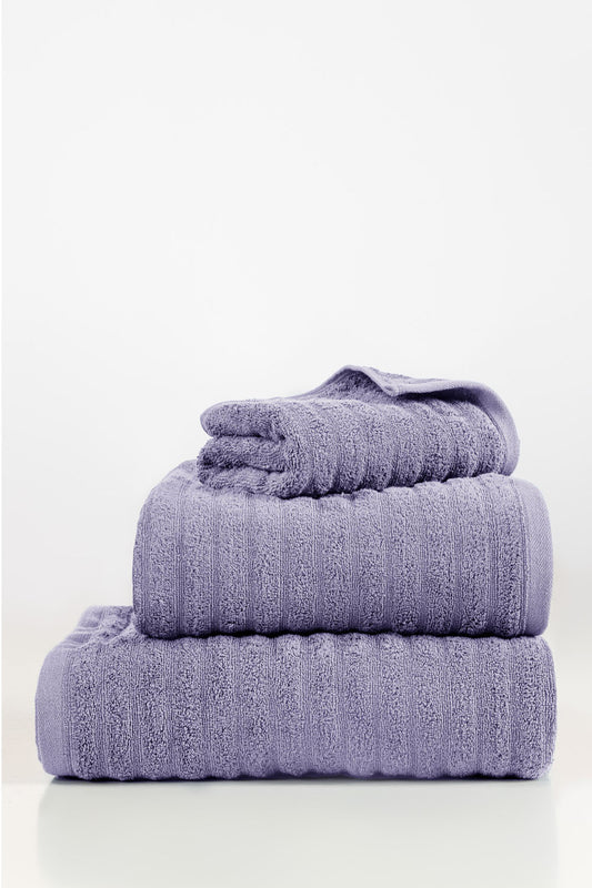 Lilac Ice Combed Plain Towel