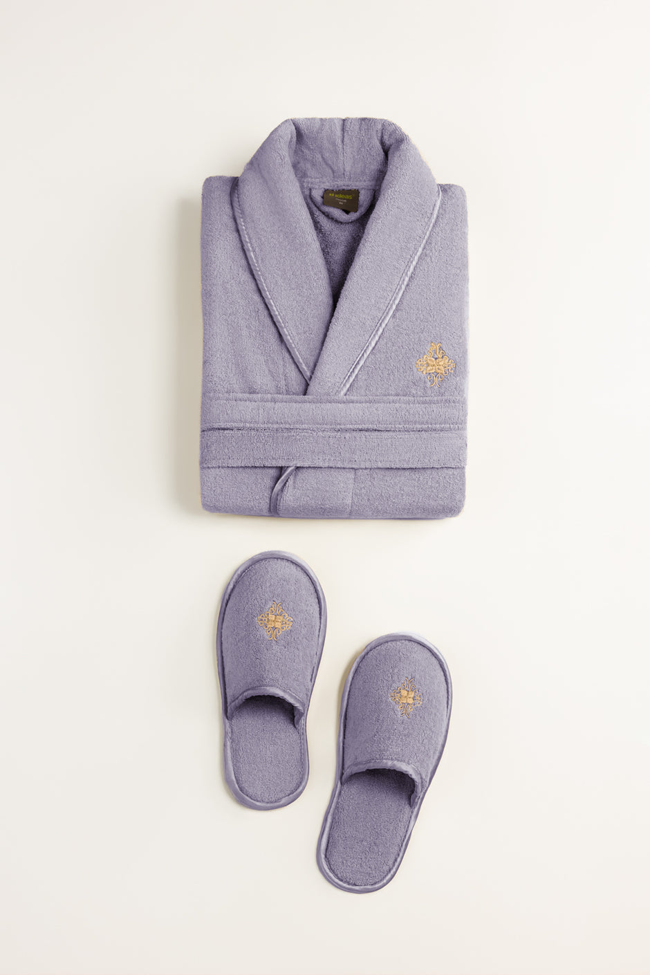 Lilac Ice Velour Bathrobe