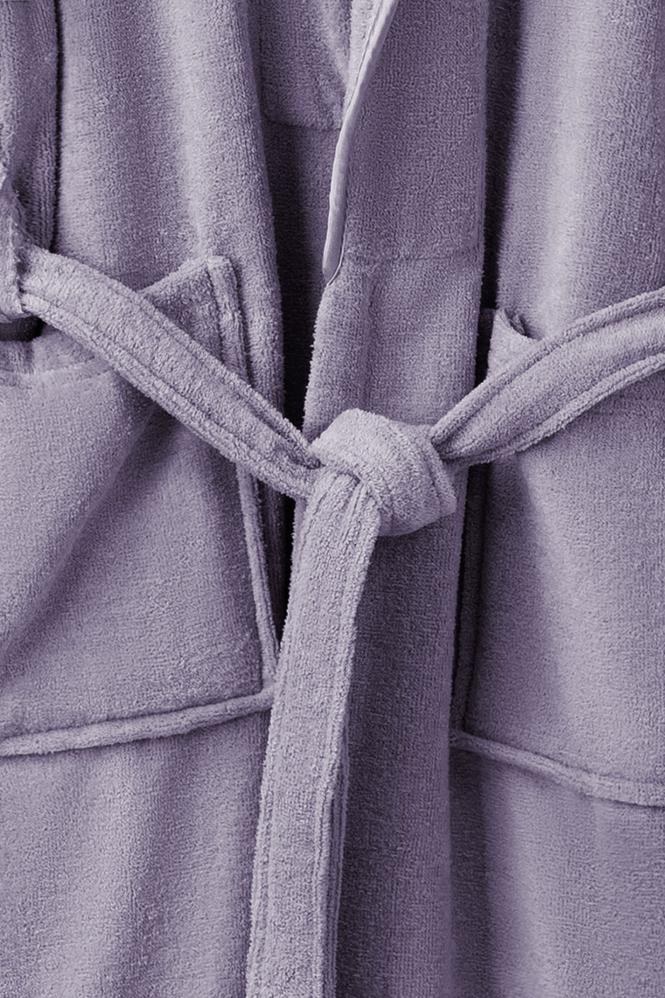 Lilac Ice Velour Bathrobe